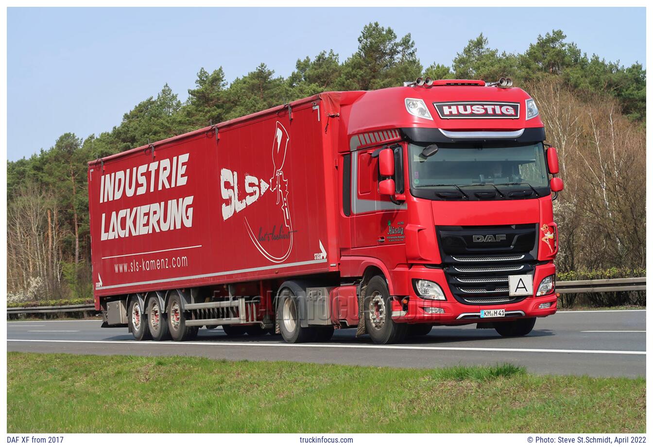 DAF XF from 2017 Photo April 2022