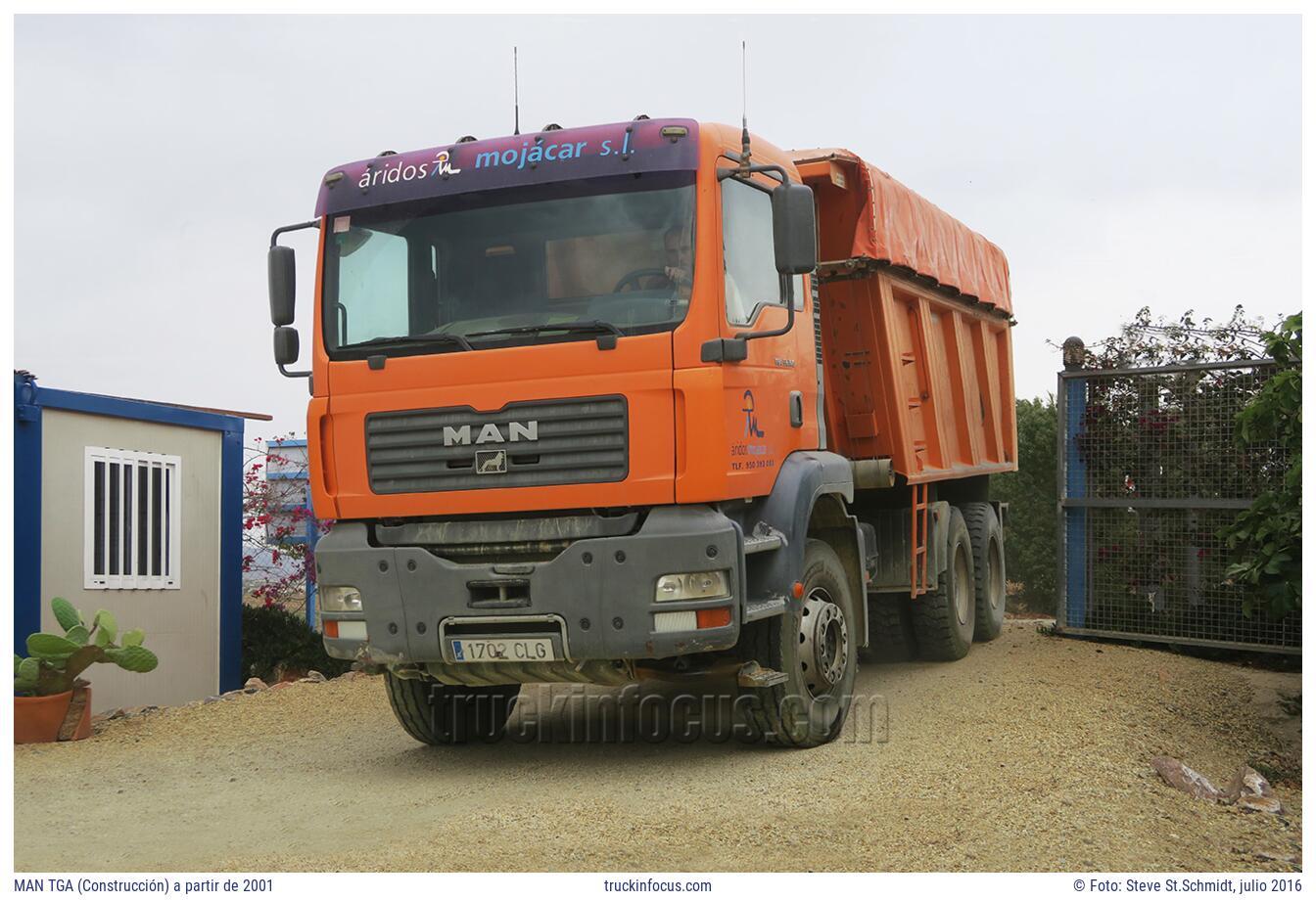 MAN TGA (Construcción) a partir de 2001 Foto julio 2016