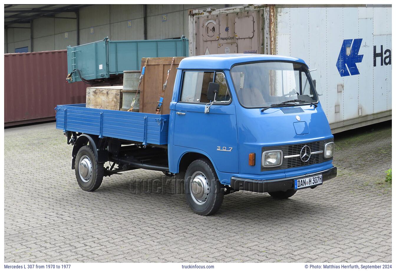 Mercedes L 307 from 1970 to 1977 Photo September 2024