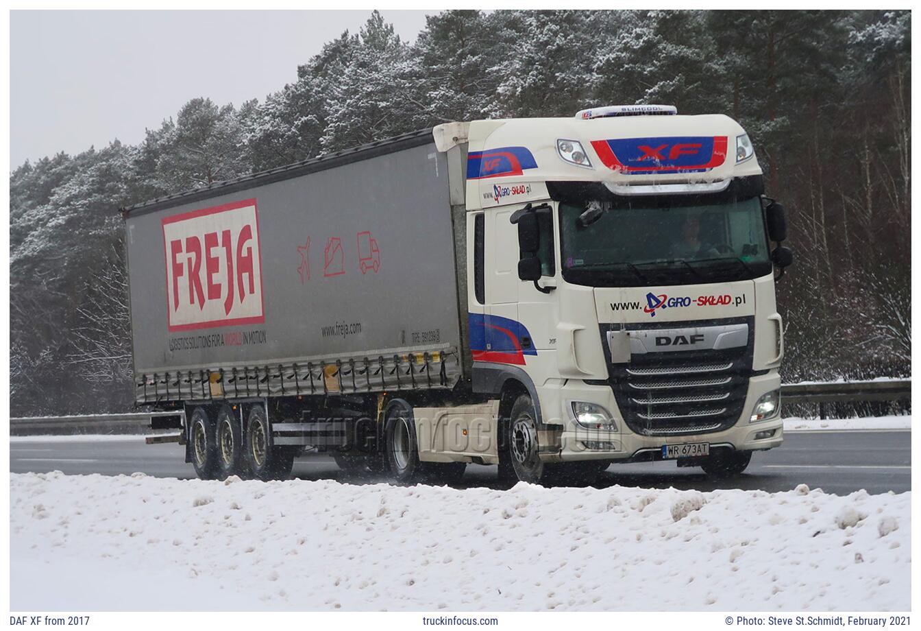 DAF XF from 2017 Photo February 2021