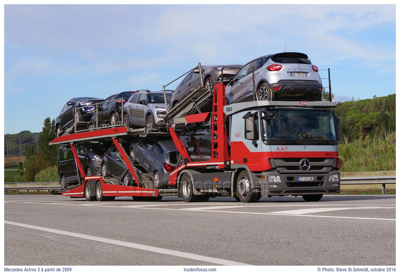 Mercedes Actros 3 à partir de 2009 Photo octobre 2016