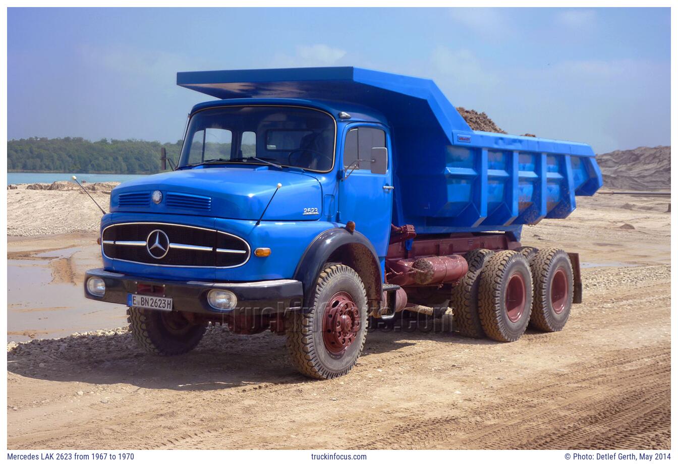 Mercedes LAK 2623 from 1967 to 1970 Photo May 2014