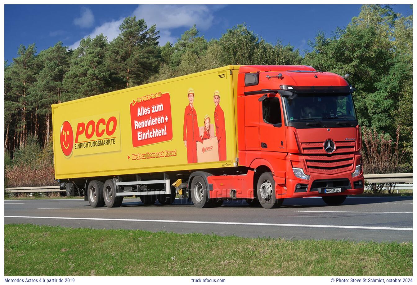 Mercedes Actros 4 à partir de 2019 Photo octobre 2024