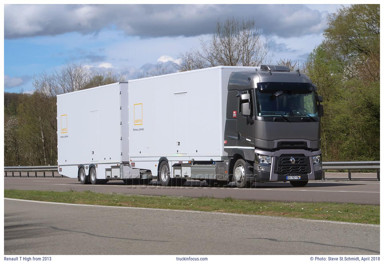 Renault T High from 2013 Photo April 2018