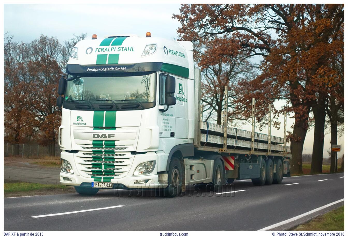 DAF XF à partir de 2013 Photo novembre 2016