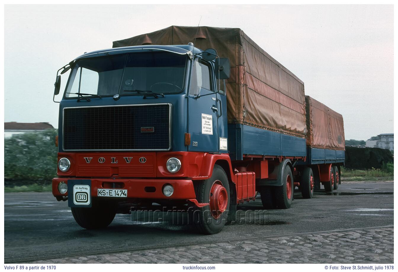 Volvo F 89 a partir de 1970 Foto julio 1978