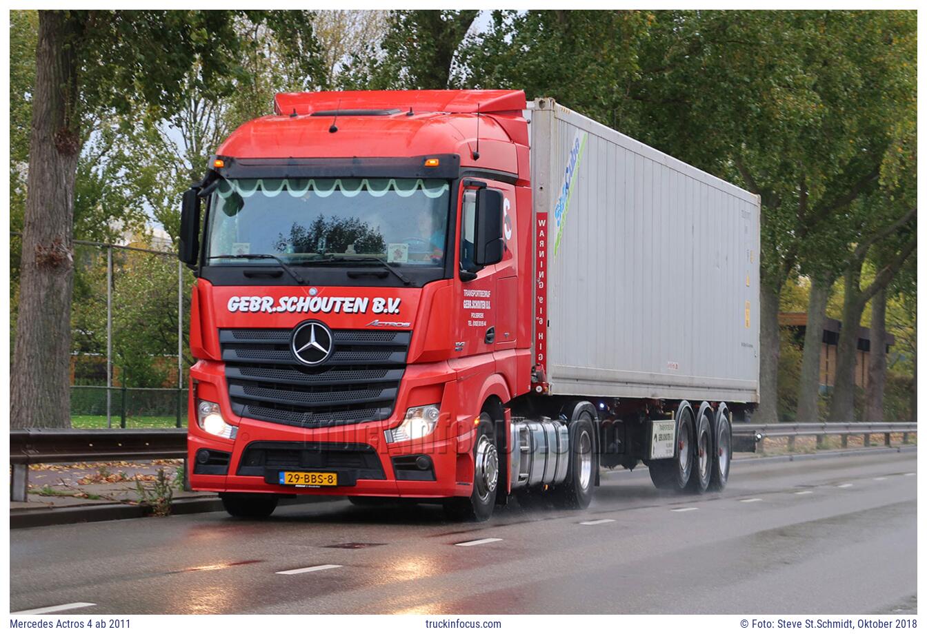Mercedes Actros 4 ab 2011 Foto Oktober 2018