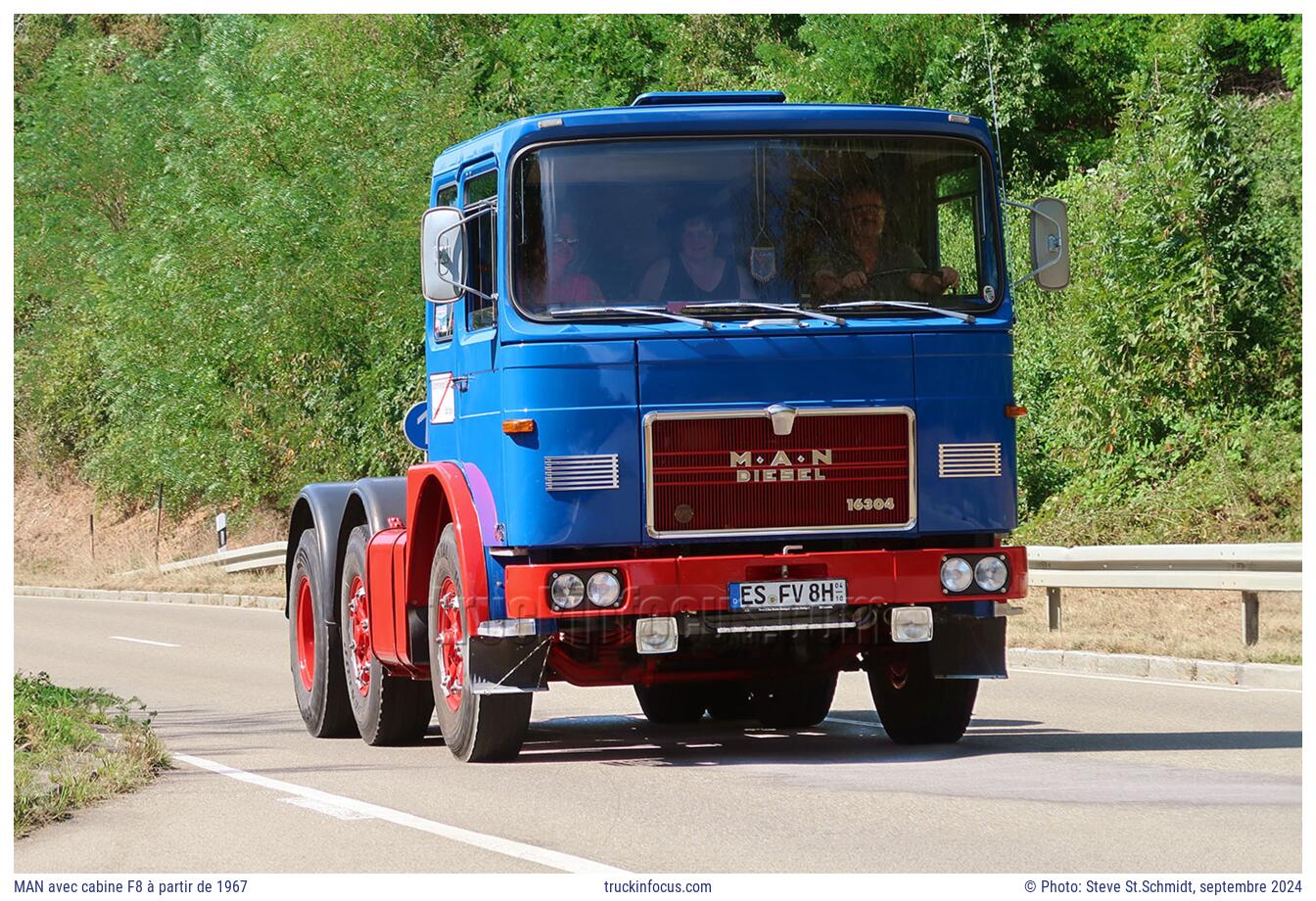 MAN avec cabine F8 à partir de 1967 Photo septembre 2024