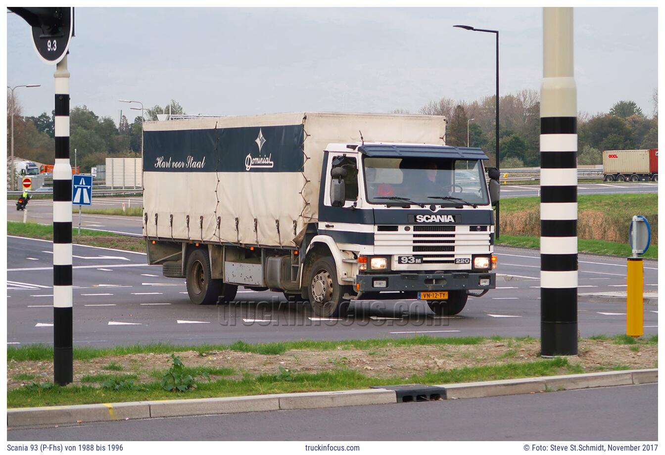 Scania 93 (P-Fhs) von 1988 bis 1996 Foto November 2017