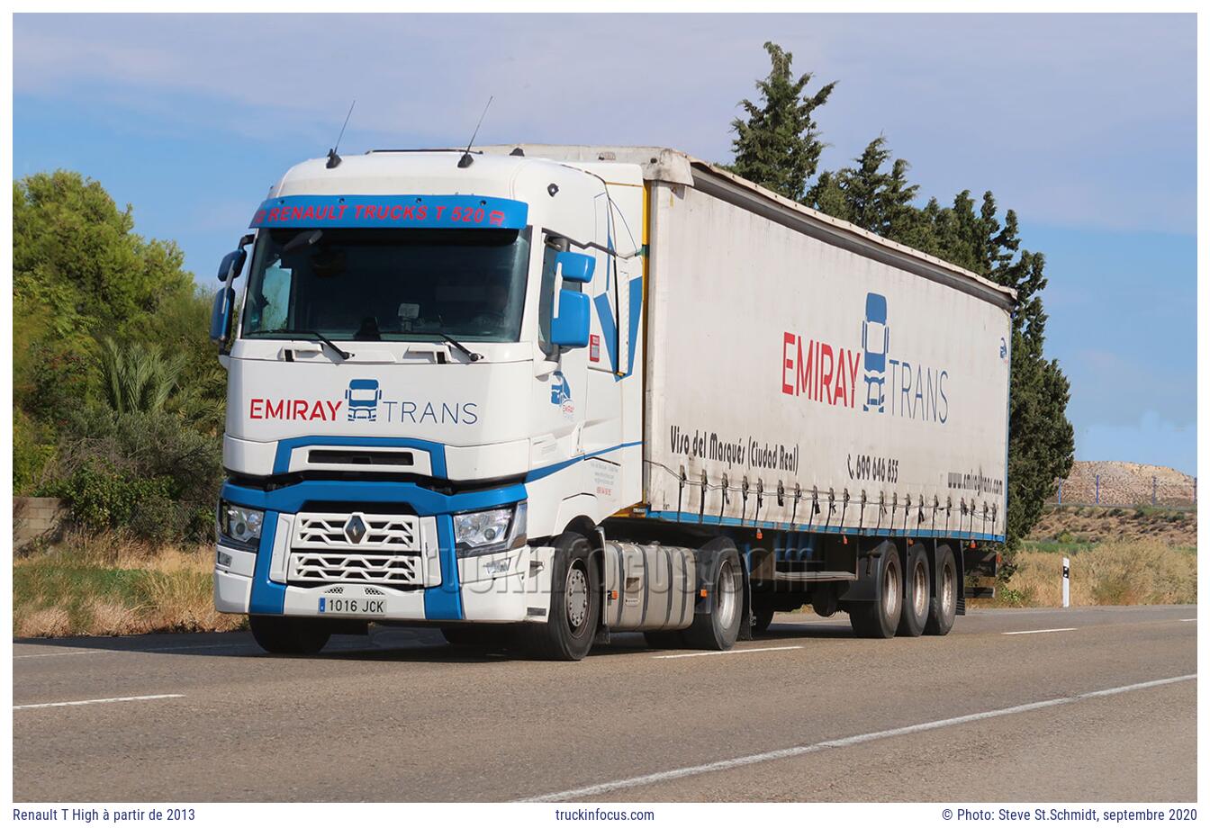 Renault T High à partir de 2013 Photo septembre 2020