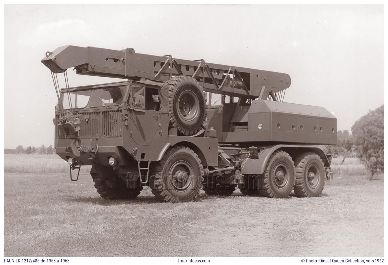 FAUN LK 1212/485 de 1958 à 1968 Photo vers 1962
