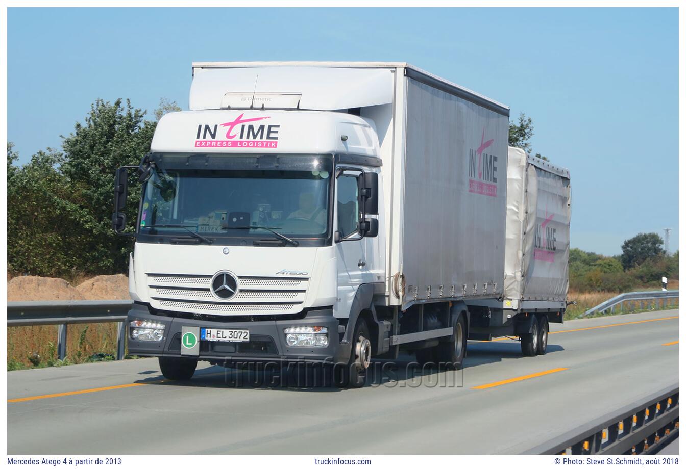 Mercedes Atego 4 à partir de 2013 Photo août 2018