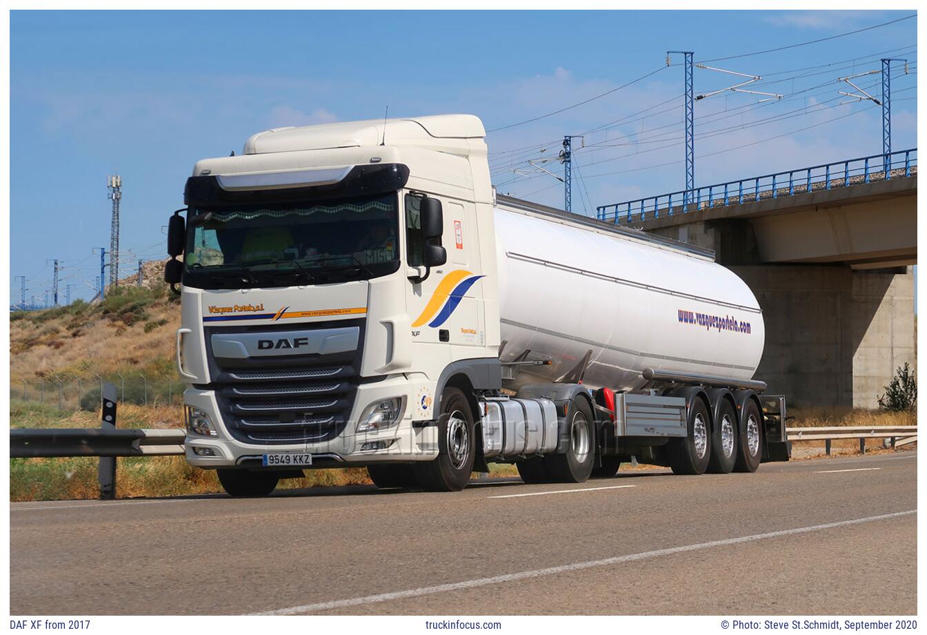 DAF XF from 2017 Photo September 2020