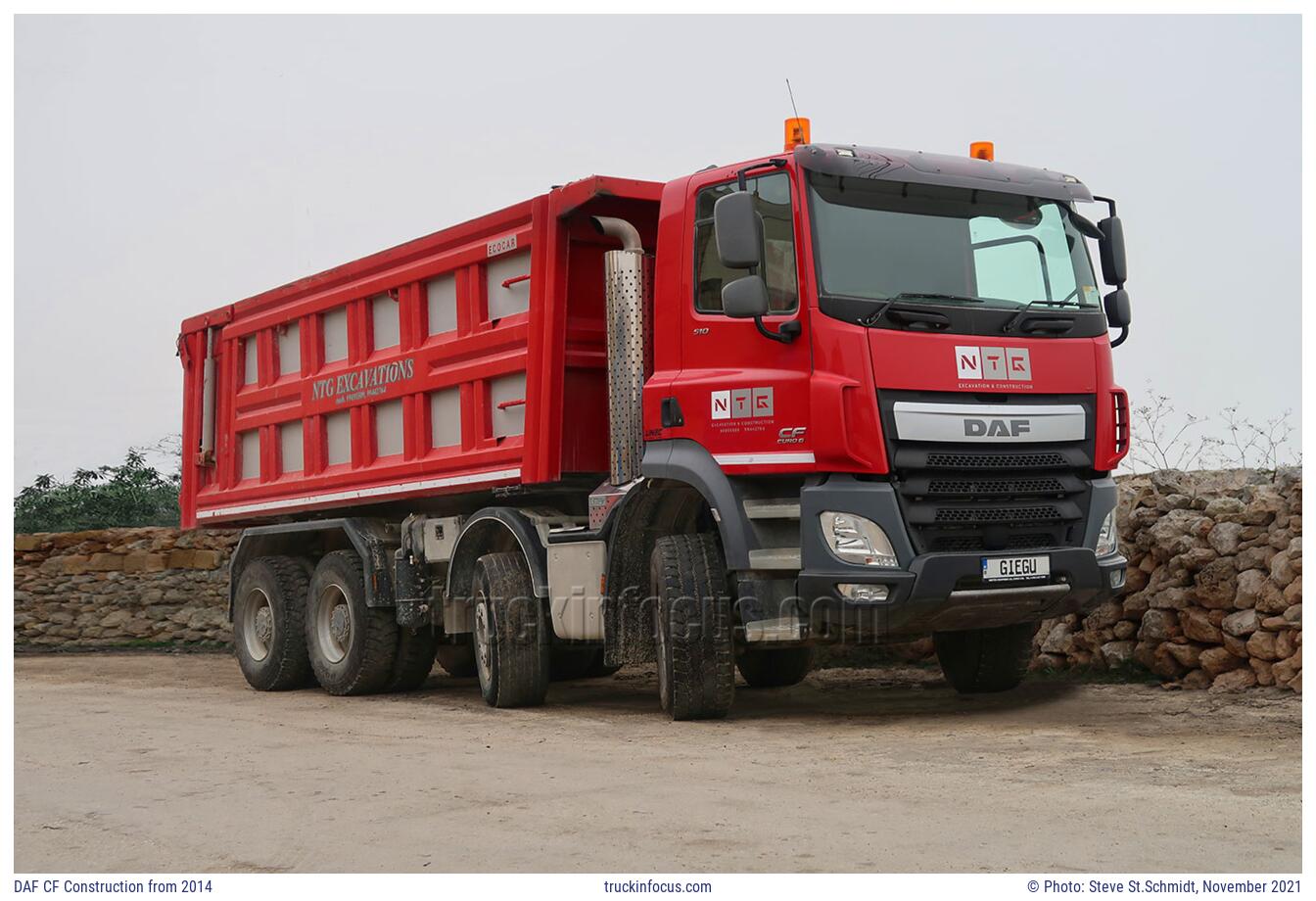 DAF CF Construction from 2014 Photo November 2021