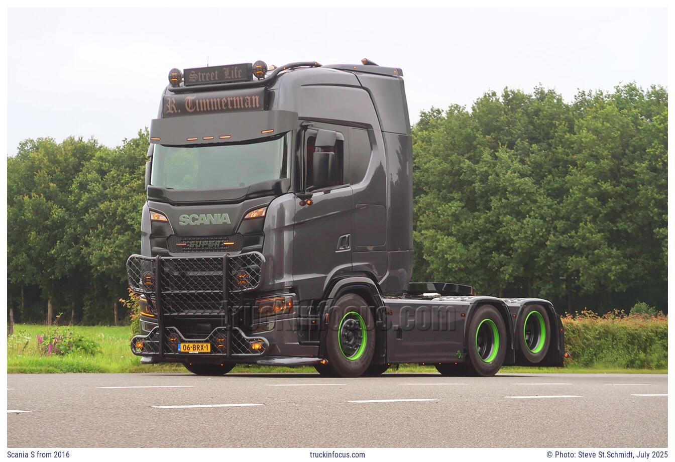 Scania S from 2016 Photo July 2025