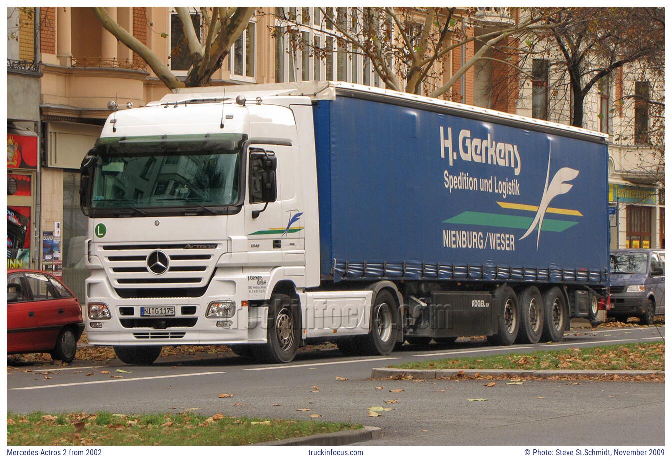 Mercedes Actros 2 from 2002 Photo November 2009