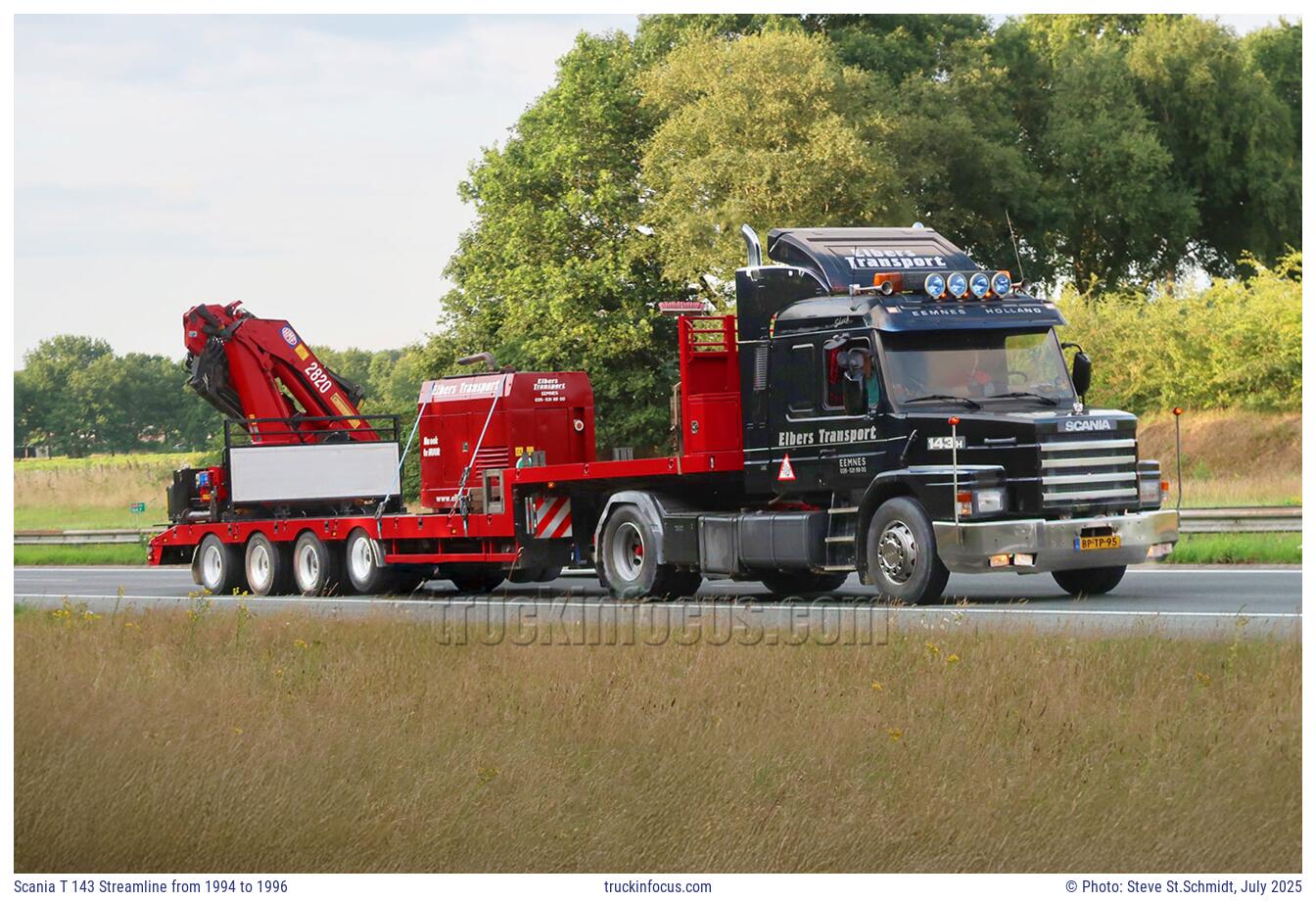 Scania T 143 Streamline from 1994 to 1996 Photo July 2025