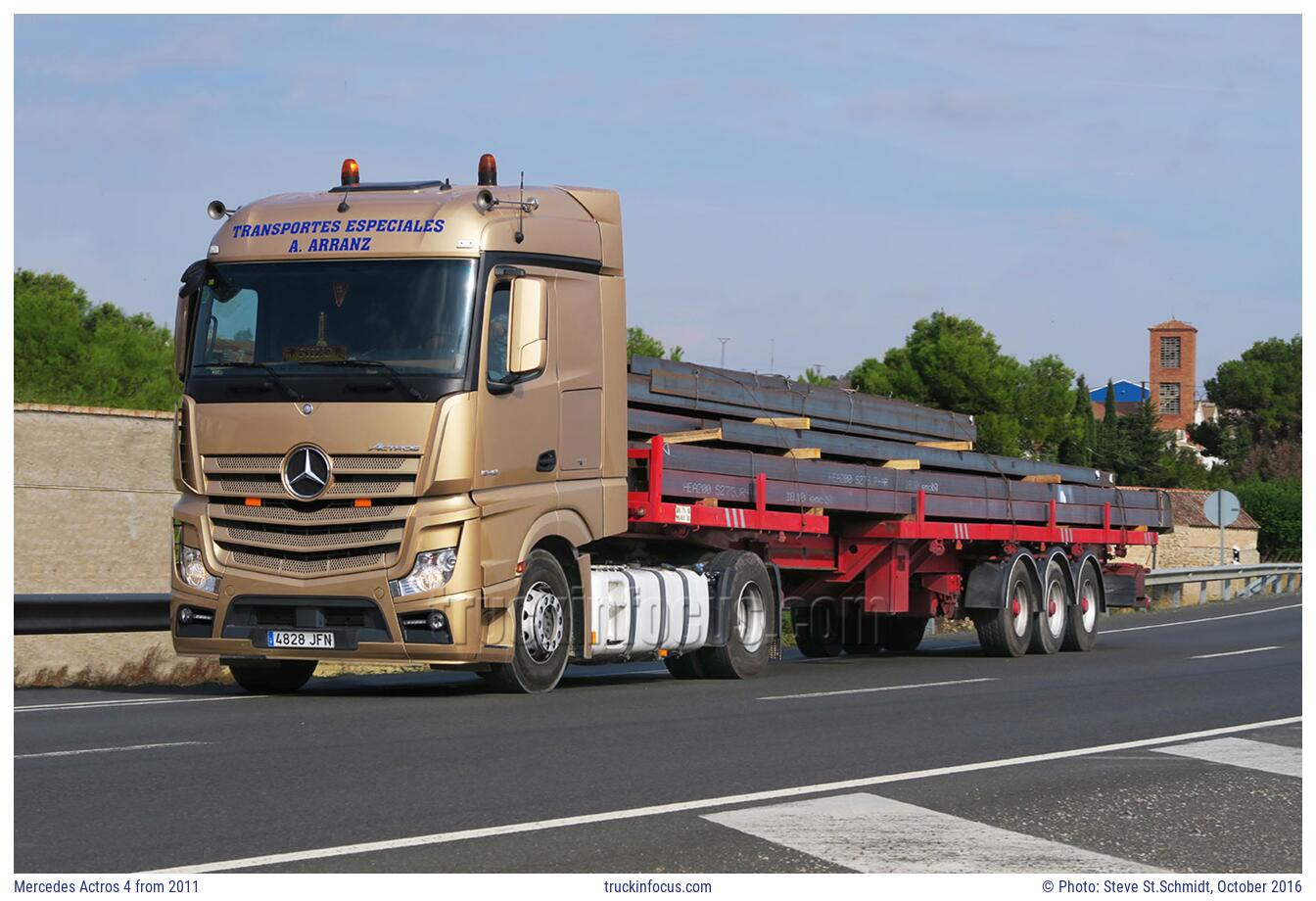 Mercedes Actros 4 from 2011 Photo October 2016