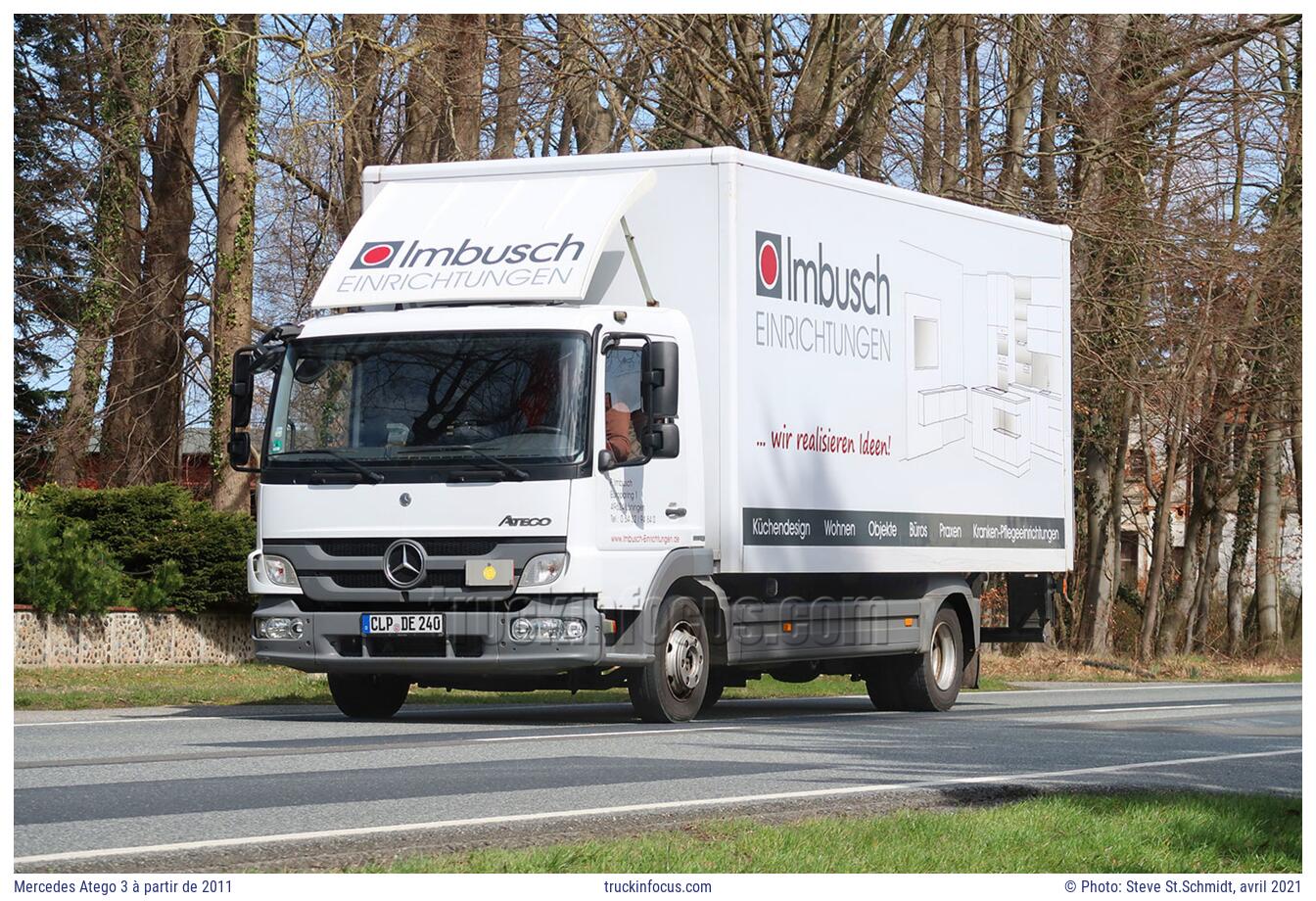 Mercedes Atego 3 à partir de 2011 Photo avril 2021