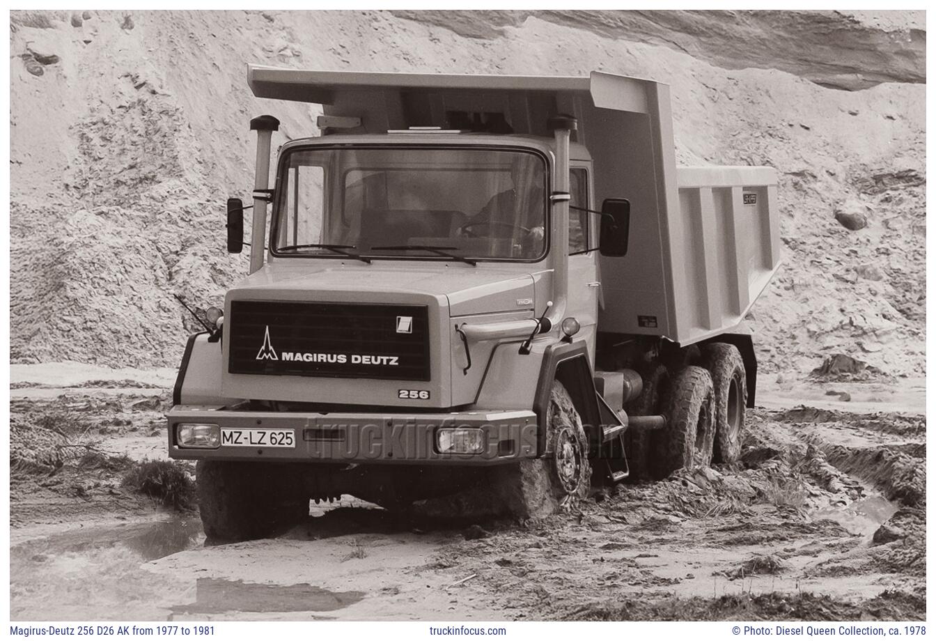 Magirus-Deutz 256 D26 AK from 1977 to 1981 Photo ca. 1978