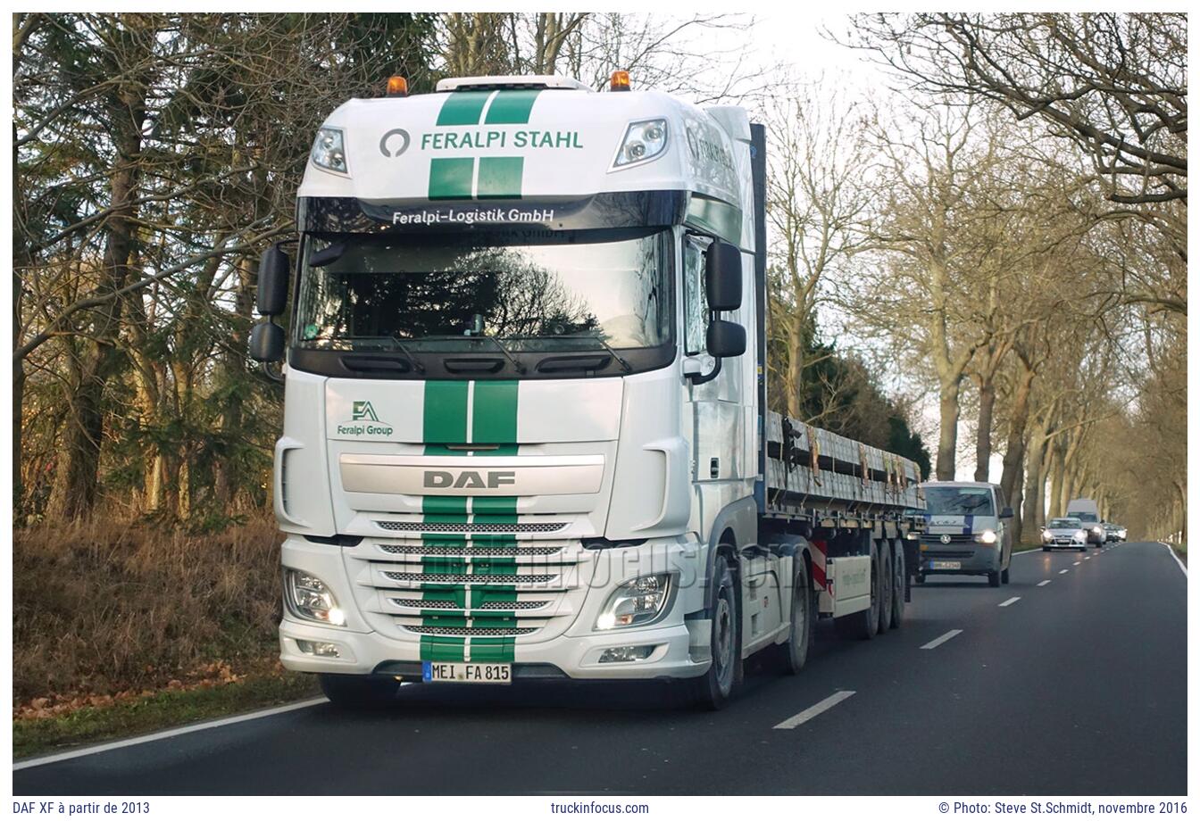 DAF XF à partir de 2013 Photo novembre 2016