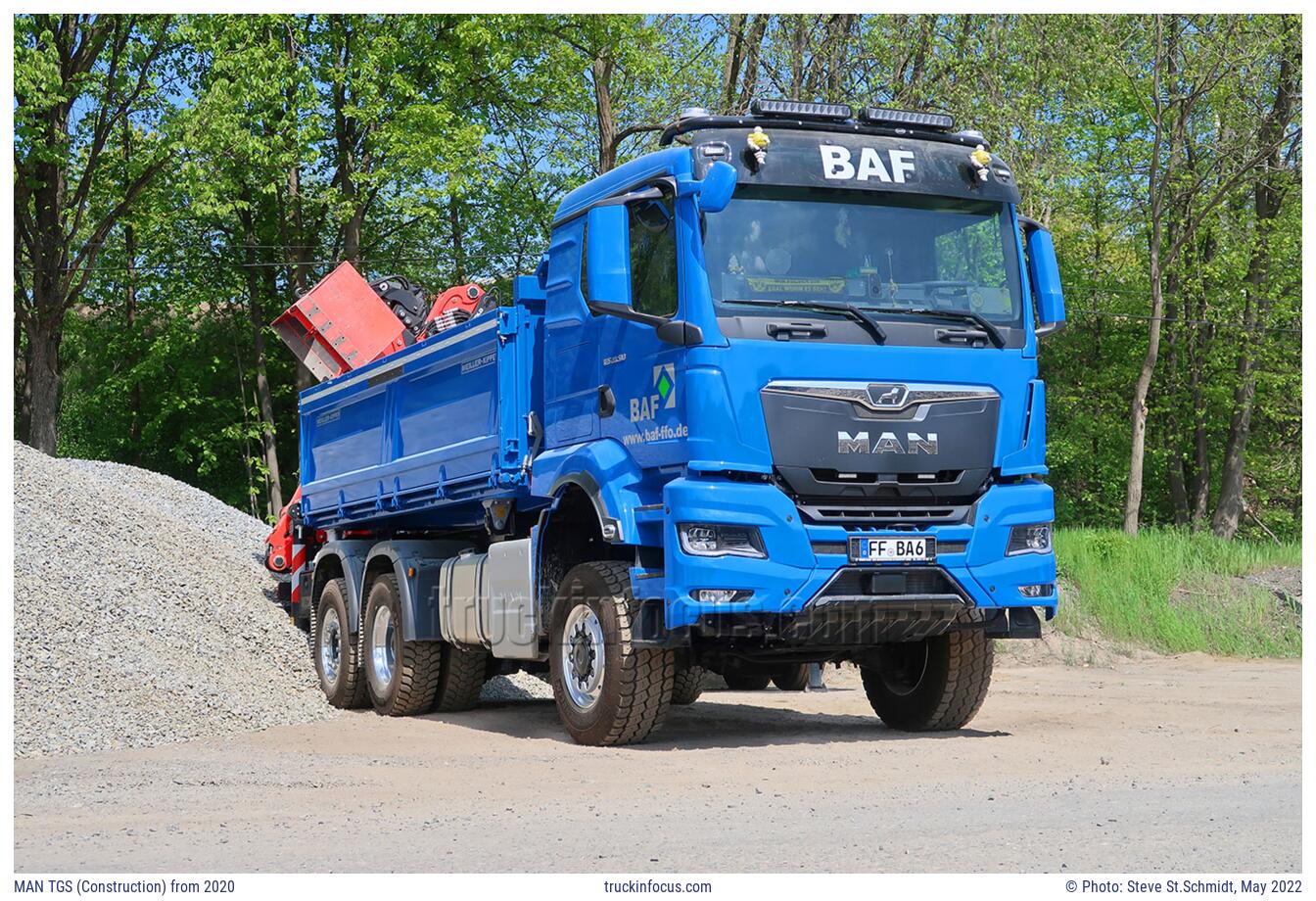 MAN TGS (Construction) from 2020 Photo May 2022