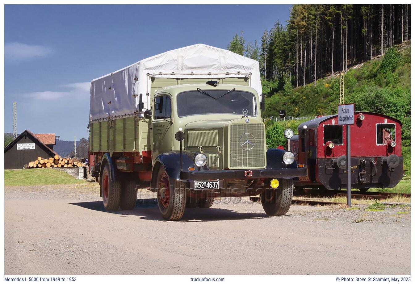 Mercedes L 5000 from 1949 to 1953 Photo May 2025
