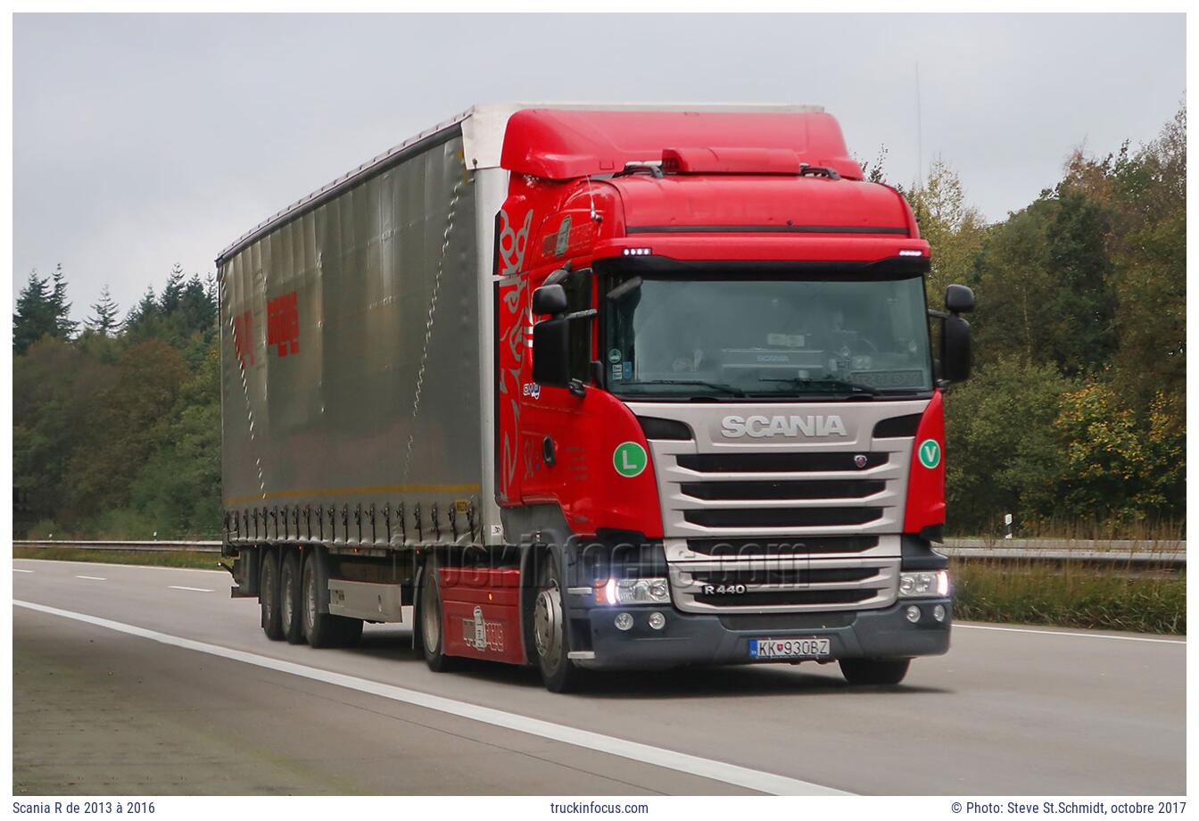 Scania R de 2013 à 2016 Photo octobre 2017