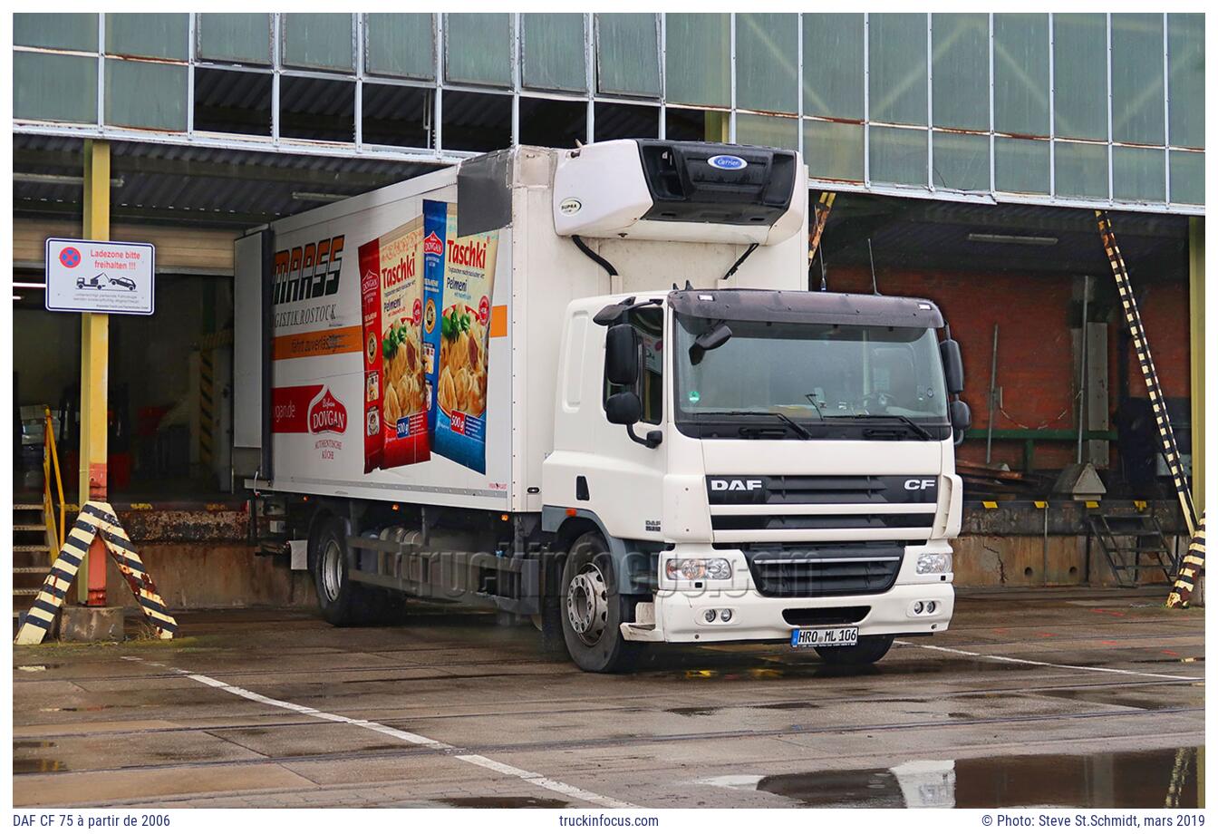 DAF CF 75 à partir de 2006 Photo mars 2019