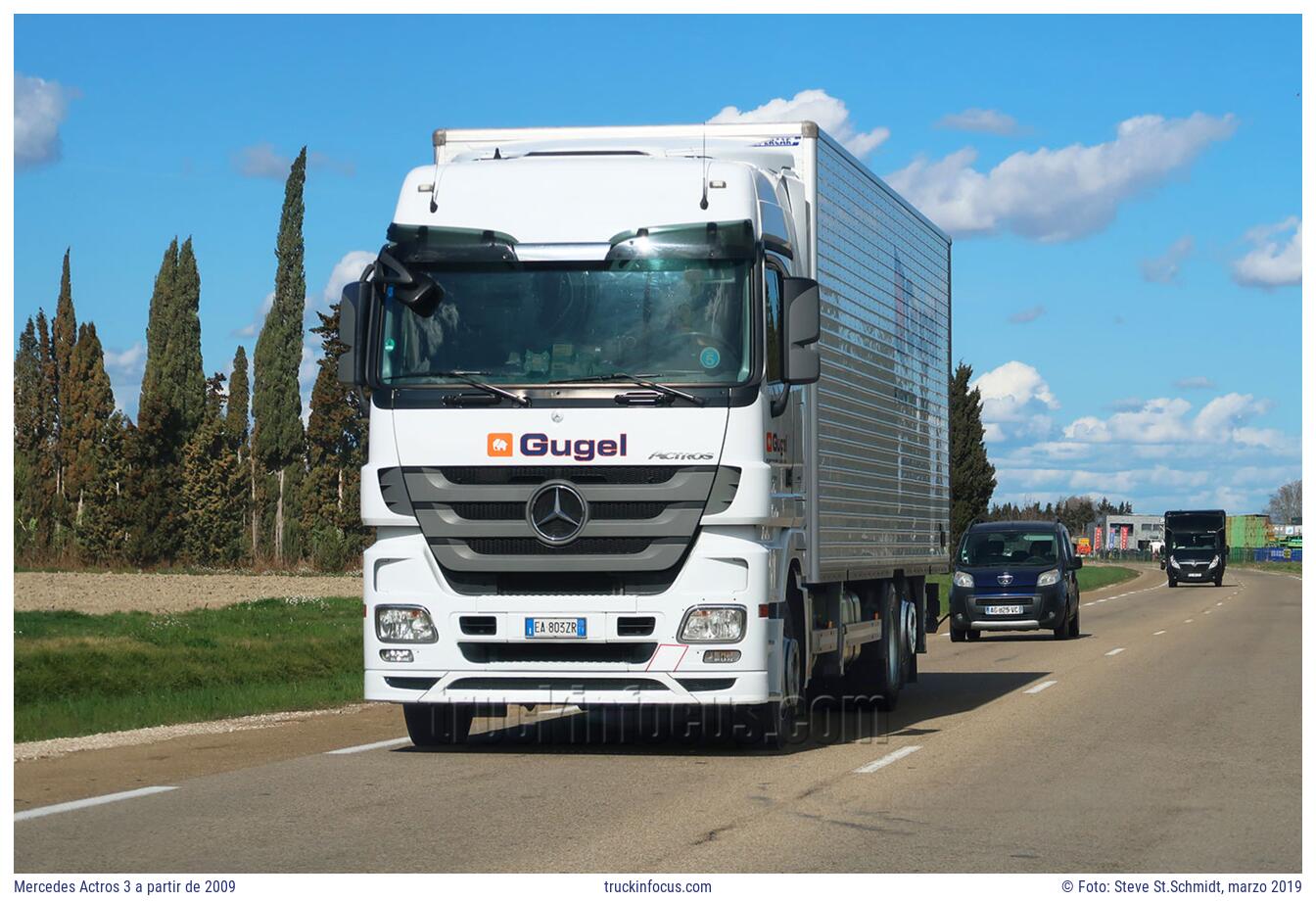 Mercedes Actros 3 a partir de 2009 Foto marzo 2019