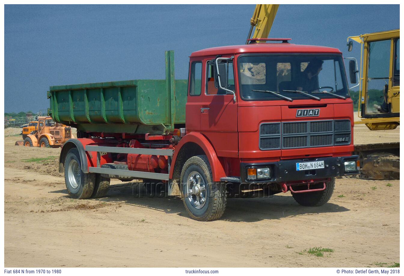 Fiat 684 N from 1970 to 1980 Photo May 2018