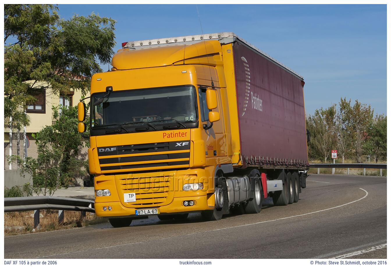 DAF XF 105 à partir de 2006 Photo octobre 2016