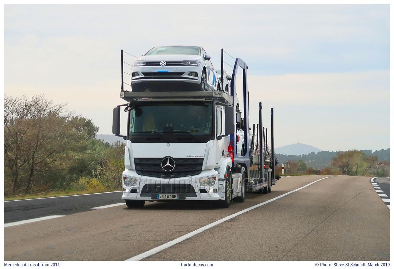 Mercedes Actros 4 from 2011 Photo March 2019