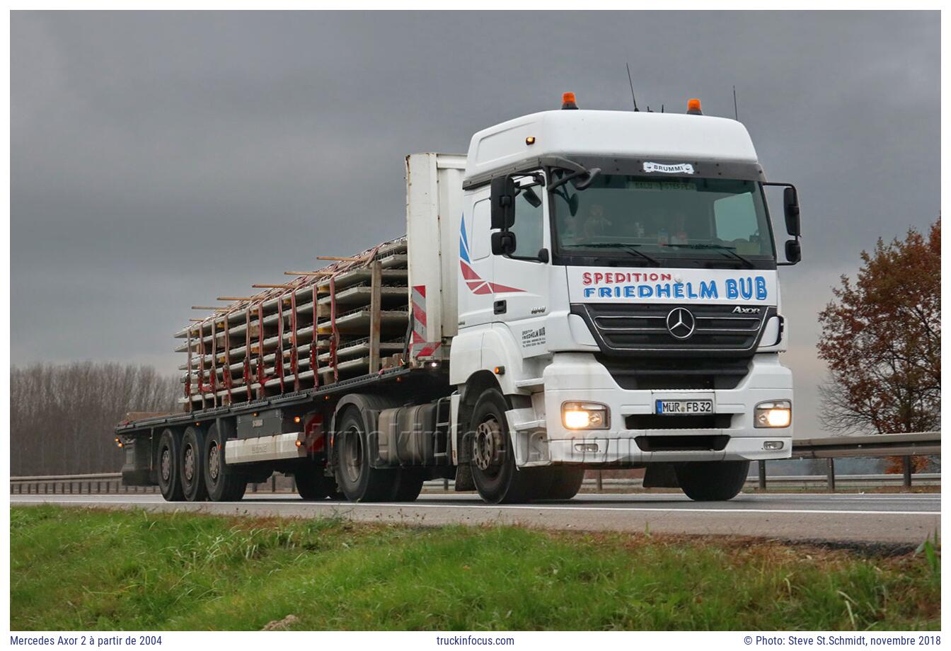 Mercedes Axor 2 à partir de 2004 Photo novembre 2018