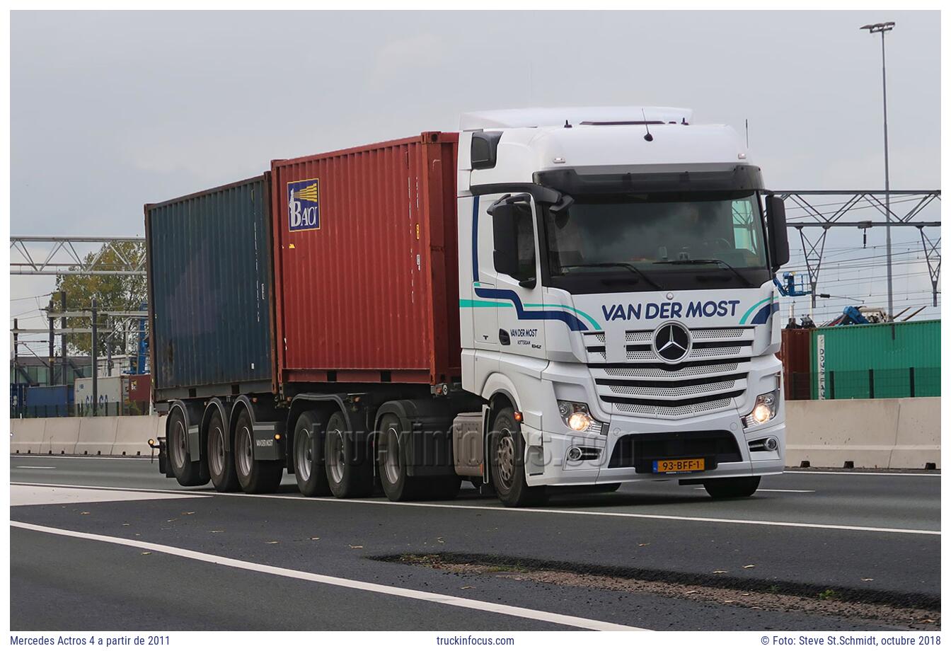 Mercedes Actros 4 a partir de 2011 Foto octubre 2018