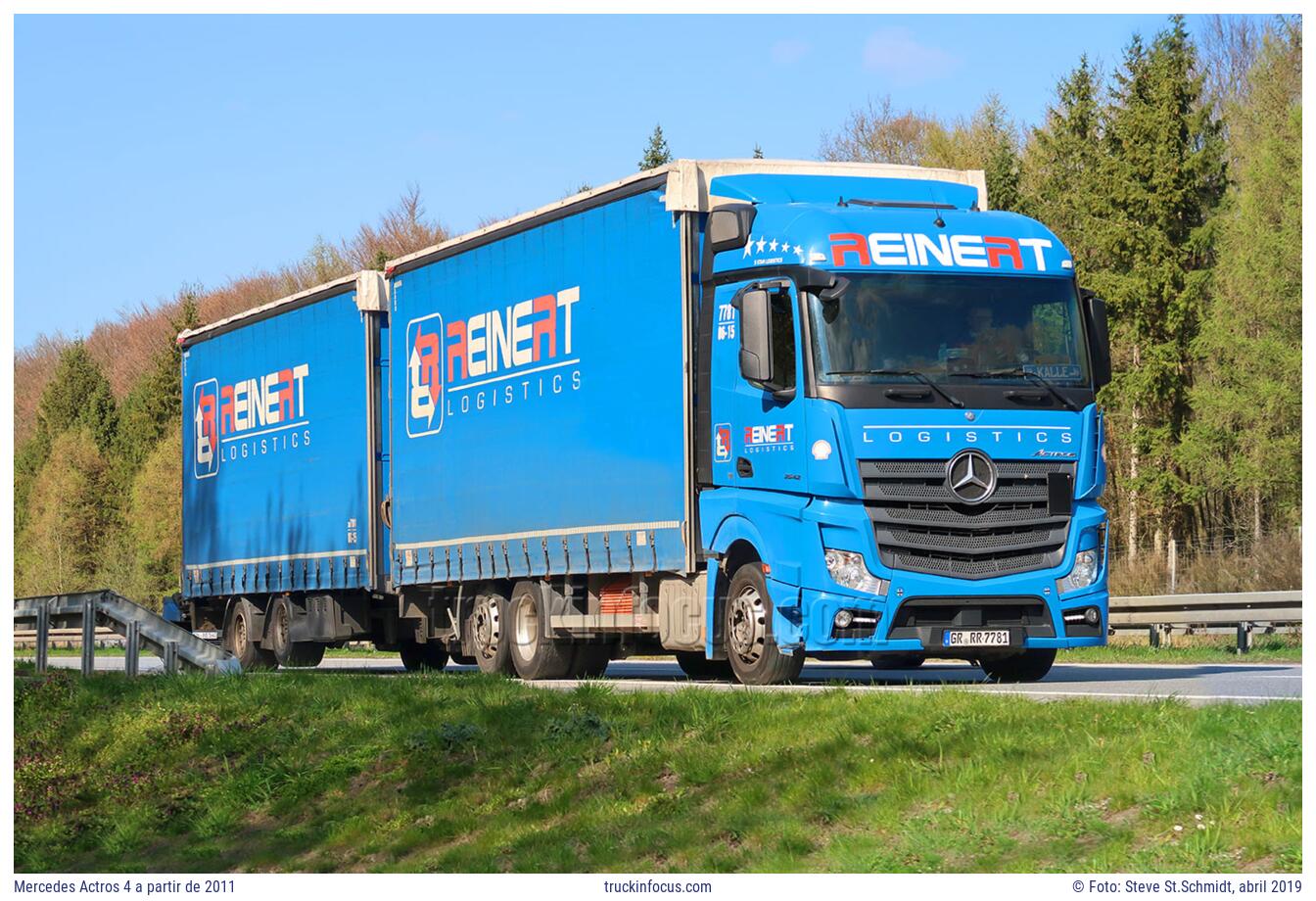 Mercedes Actros 4 a partir de 2011 Foto abril 2019