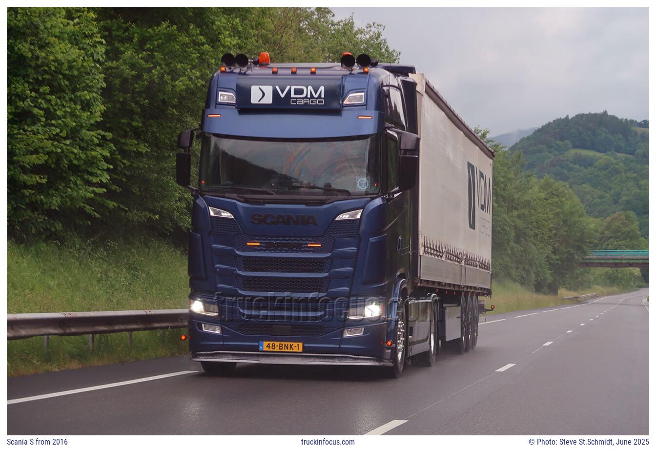 Scania S from 2016 Photo June 2025