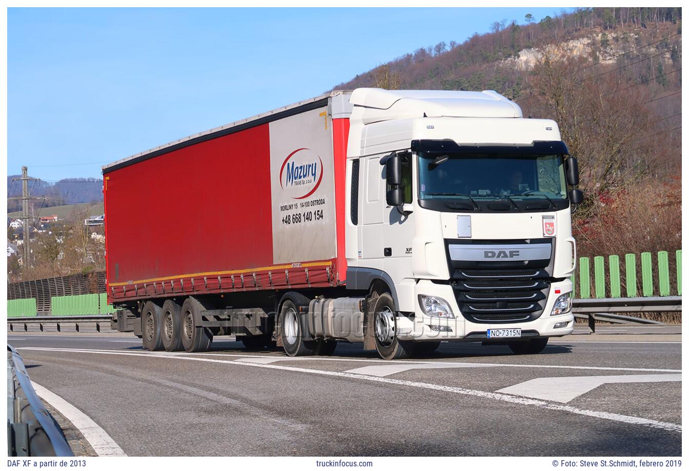 DAF XF a partir de 2013 Foto febrero 2019