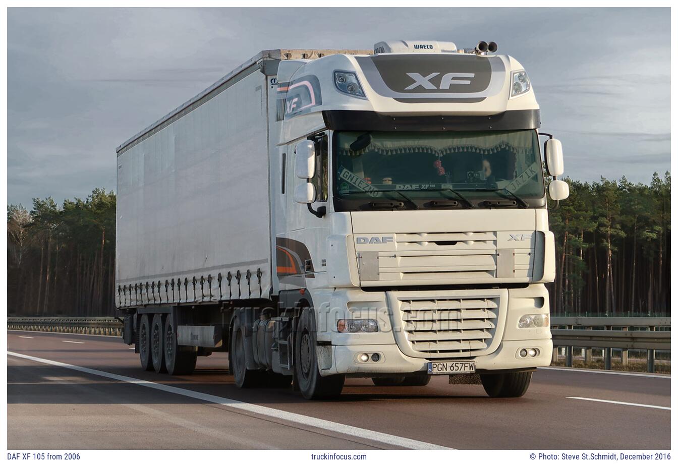 DAF XF 105 from 2006 Photo December 2016