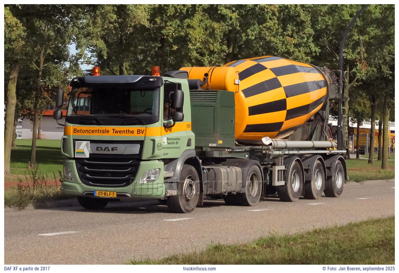 DAF XF a partir de 2017 Foto septiembre 2025