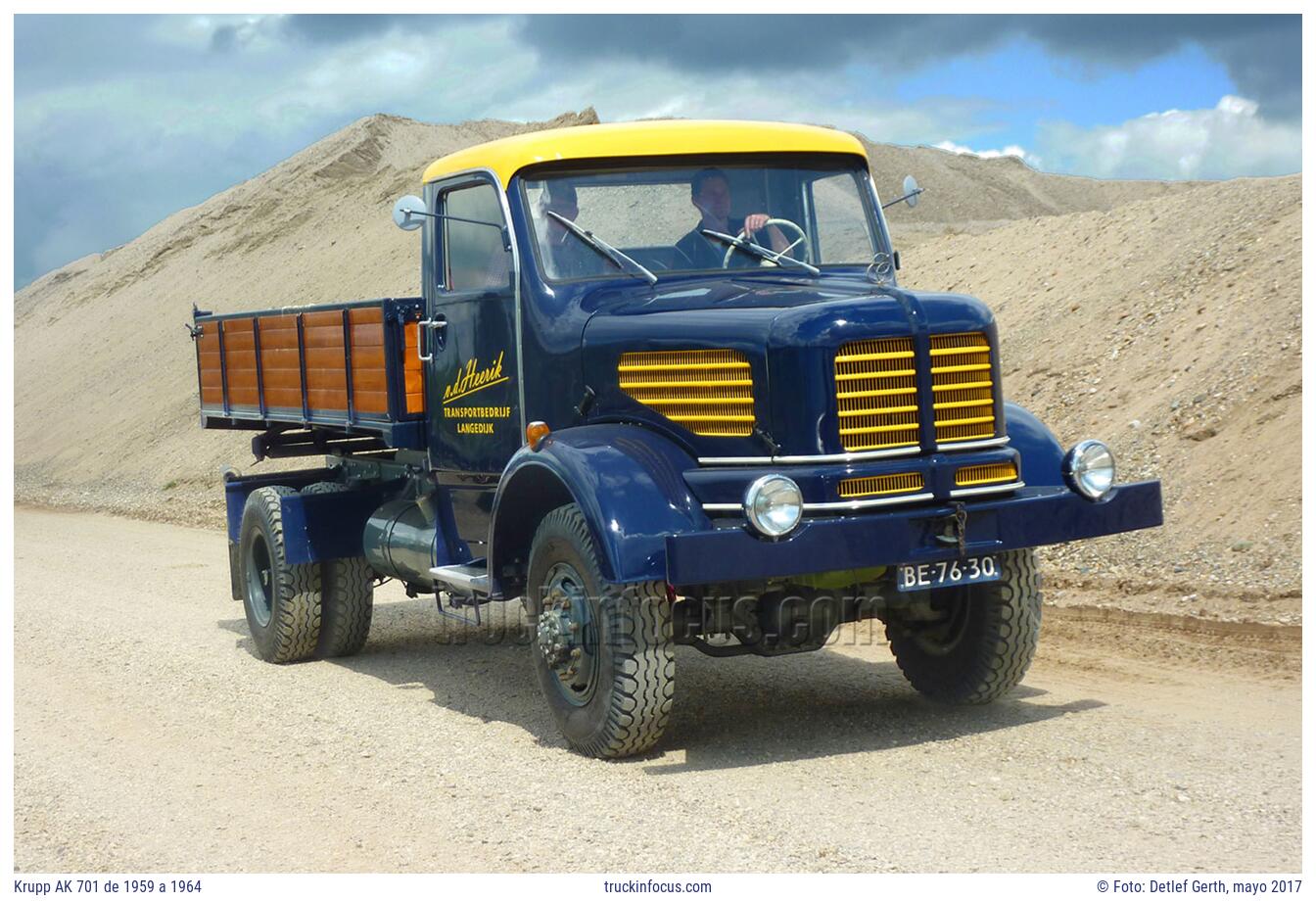 Krupp AK 701 de 1959 a 1964 Foto mayo 2017