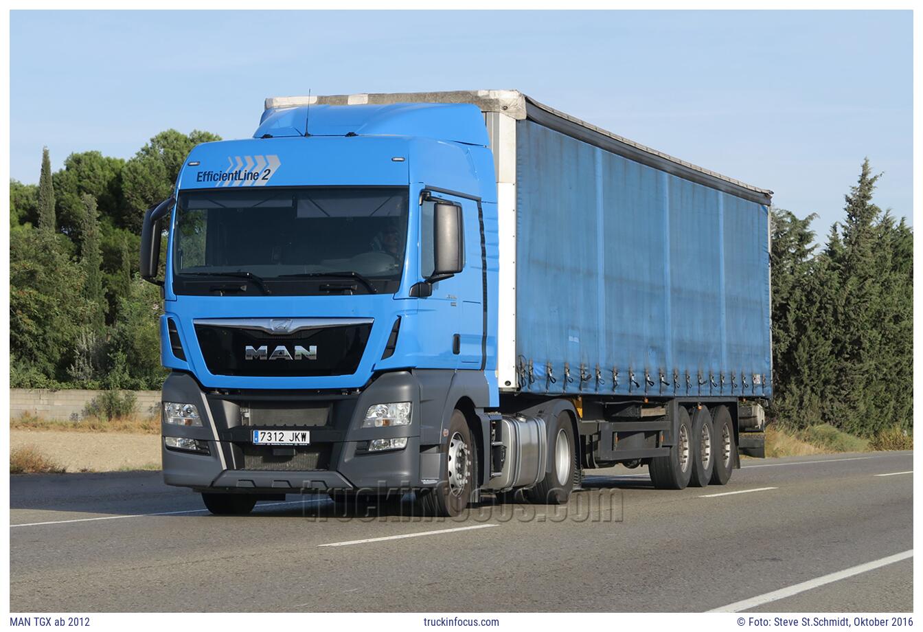 MAN TGX ab 2012 Foto Oktober 2016