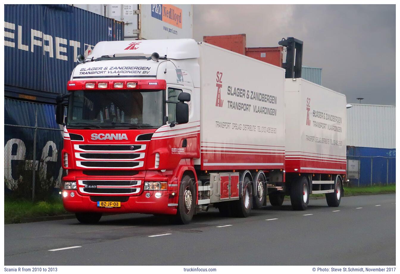 Scania R from 2010 to 2013 Photo November 2017