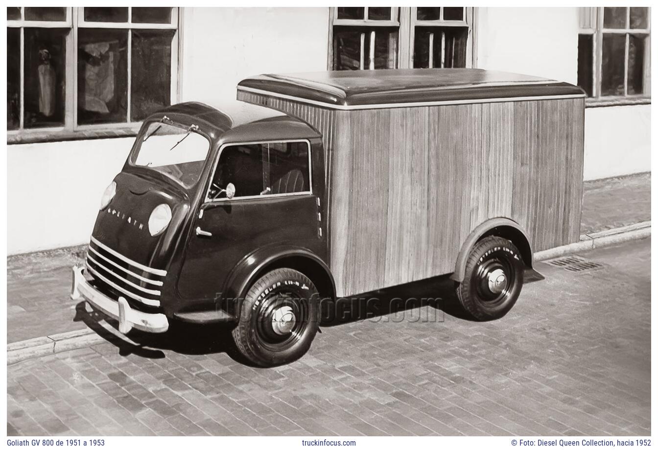 Goliath GV 800 de 1951 a 1953 Foto hacia 1952