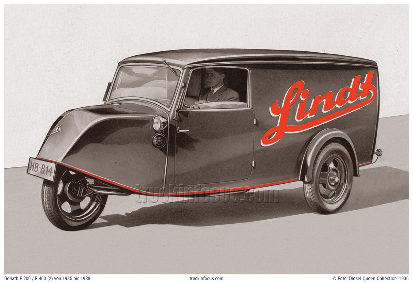 Goliath F 200 / F 400 (2) von 1935 bis 1938 Foto 1936