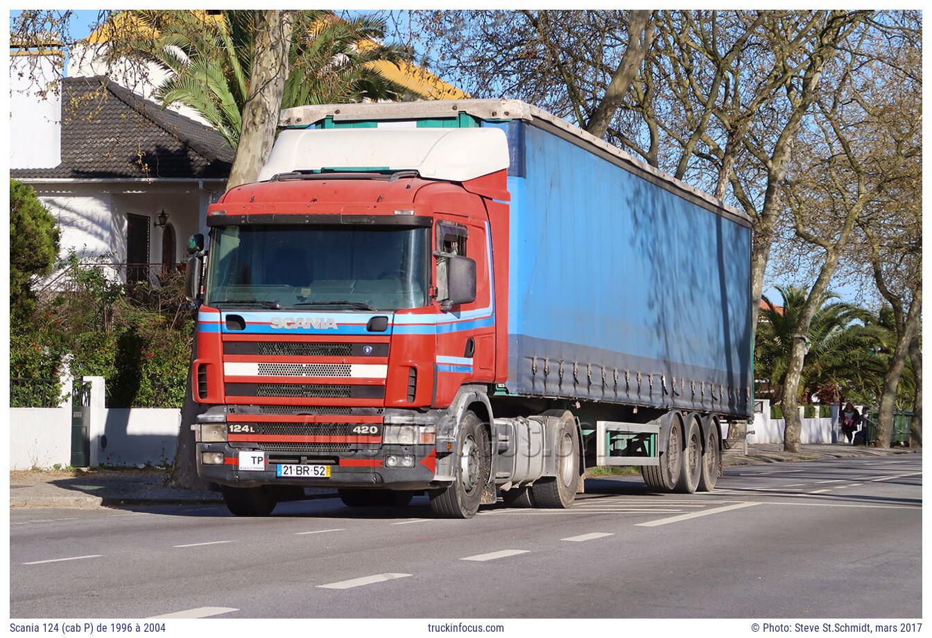 Scania 124 (cab P) de 1996 à 2004 Photo mars 2017