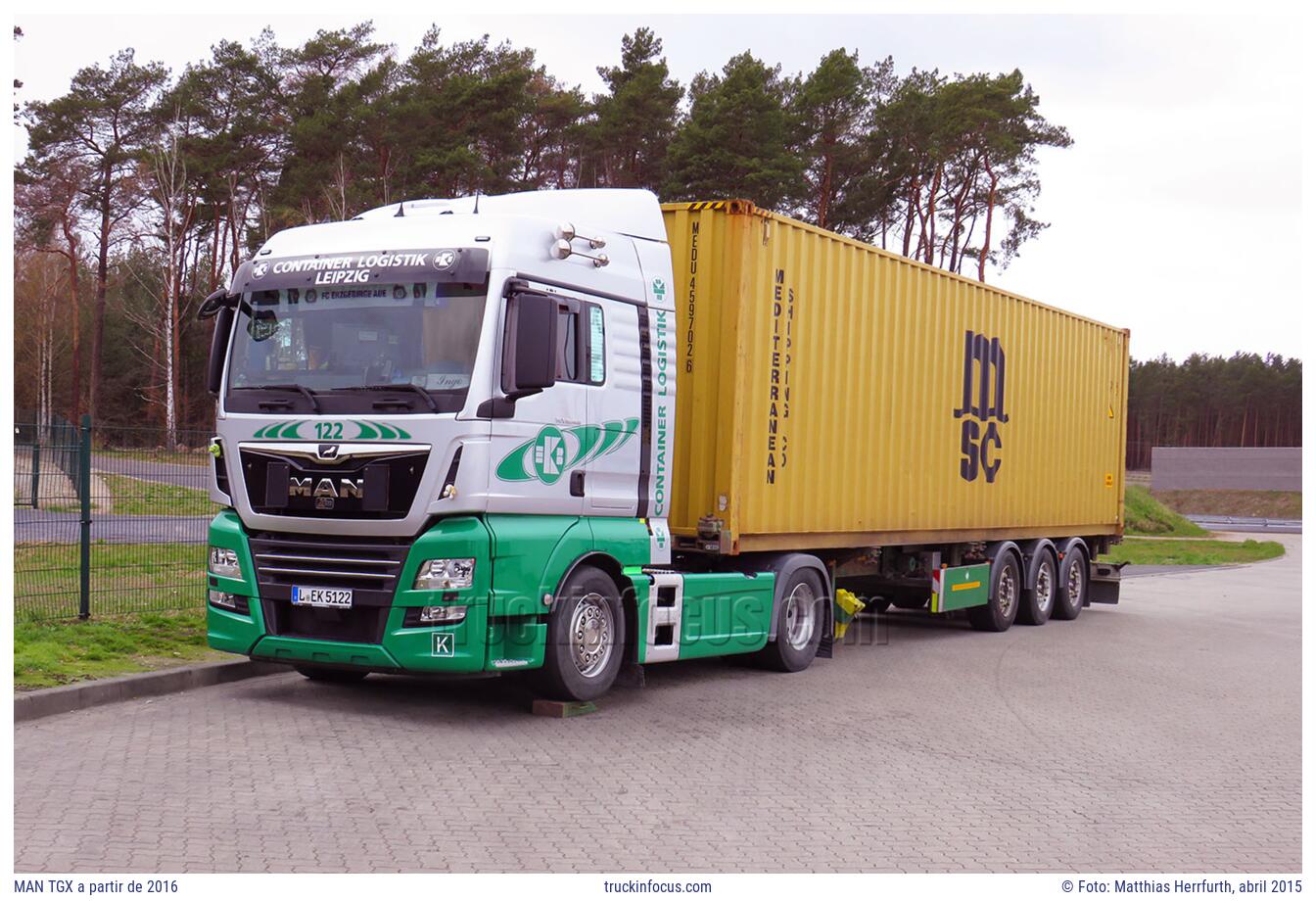 MAN TGX a partir de 2016 Foto abril 2015