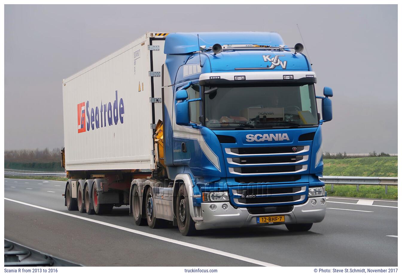 Scania R from 2013 to 2016 Photo November 2017