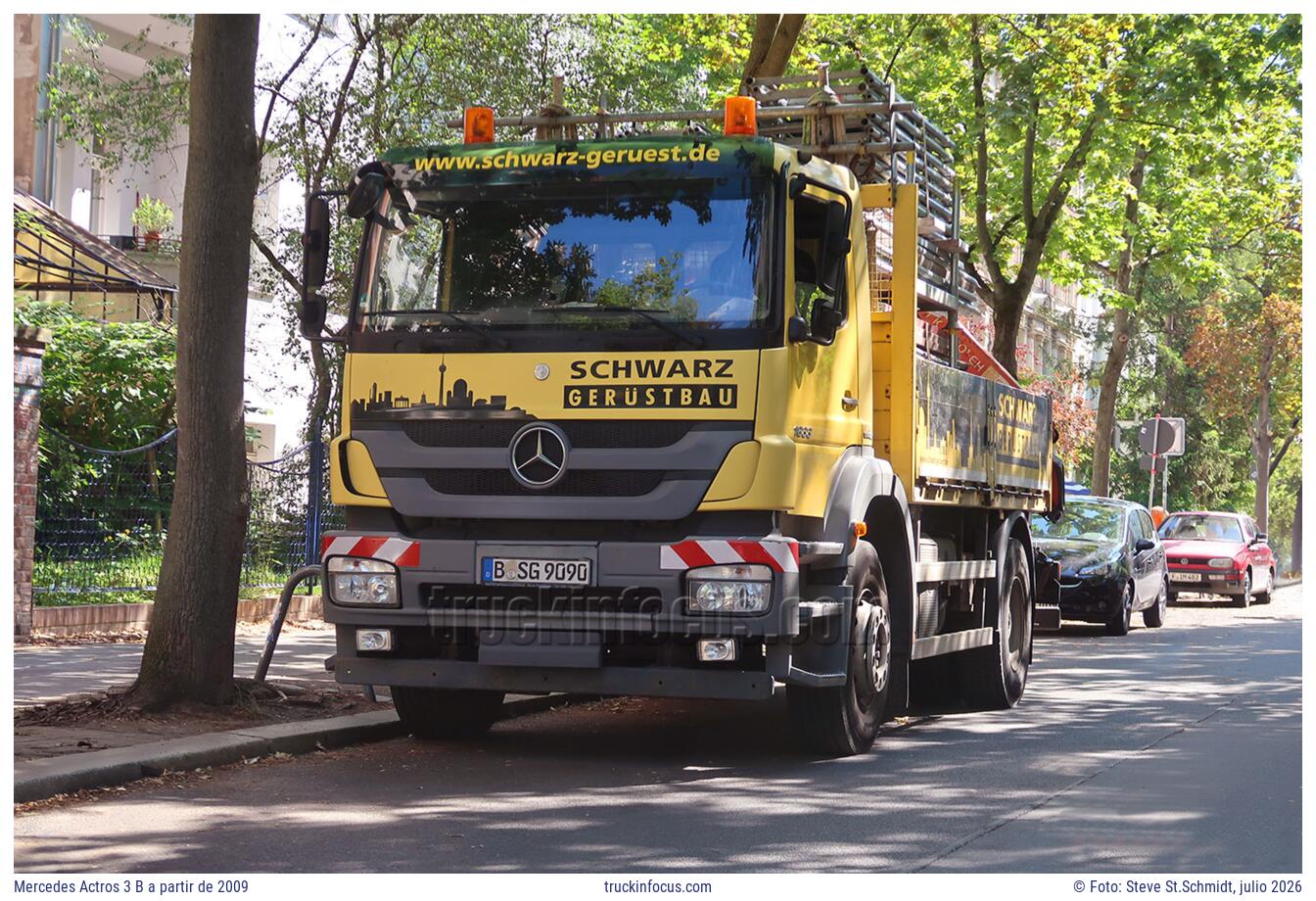 Mercedes Actros 3 B a partir de 2009 Foto julio 2026
