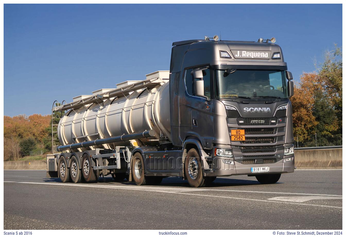 Scania S ab 2016 Foto Dezember 2024